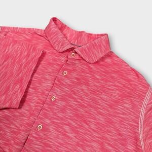 Johnnie-O Polo Shirt Men's XL Malibu Red Top Shelf‎ Short Sleeve Bruce JMWS2420